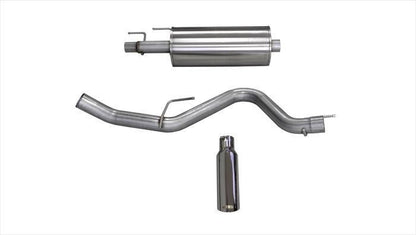 CORSA Sport / 3.0 in Cat-Back SSE 4.0 Single Tip | Ford F-150 EcoBoost 2015-2020 2.7T, 3.5T (24836)