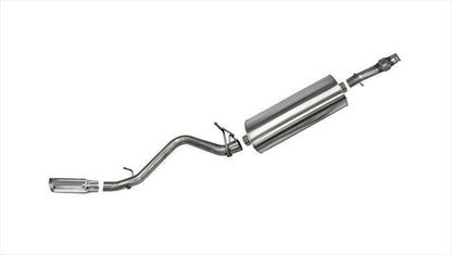 CORSA Sport / 3.0 in Cat-Back SSE 4.0 in Single Tip | 14-19c Silverado Sierra 5.3L 119WB (24871)