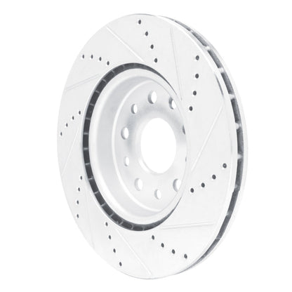 DFC D&S Silver Brake Rotor (FRONT LEFT): Jeep Grand Cherokee (22-25)