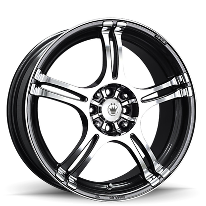 (set of 4) Konig Incident Graphite | 14x6" +38mm | 8x100/108mm Wheel