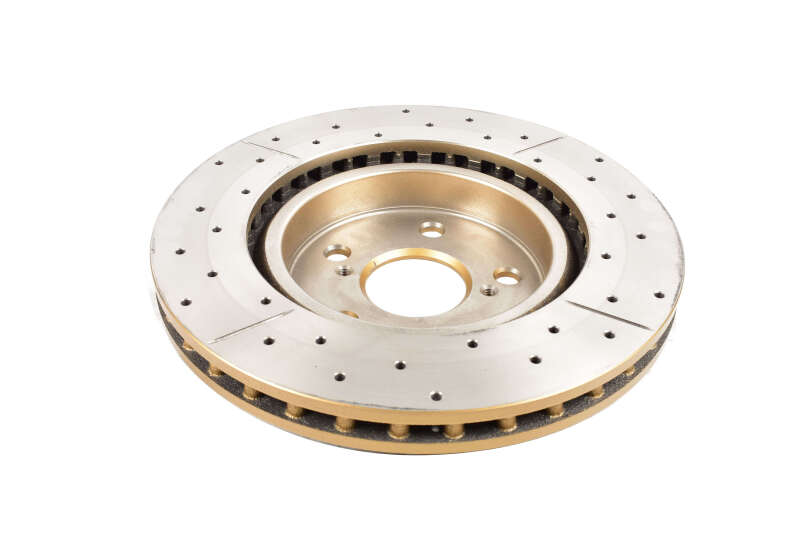DBA Front Drilled & Slotted Street Series XGold Brake Rotor | Lexus ES350 (20) (DBA2744X)