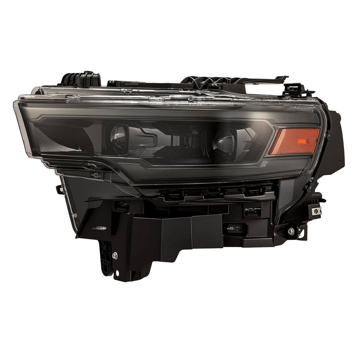 AlphaRex 880906 LUXX Dual LED Projector Headlights Alpha-Black Ram 25-26