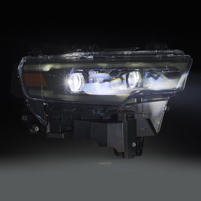 AlphaRex 880906 LUXX Dual LED Projector Headlights Alpha-Black Ram 25-26