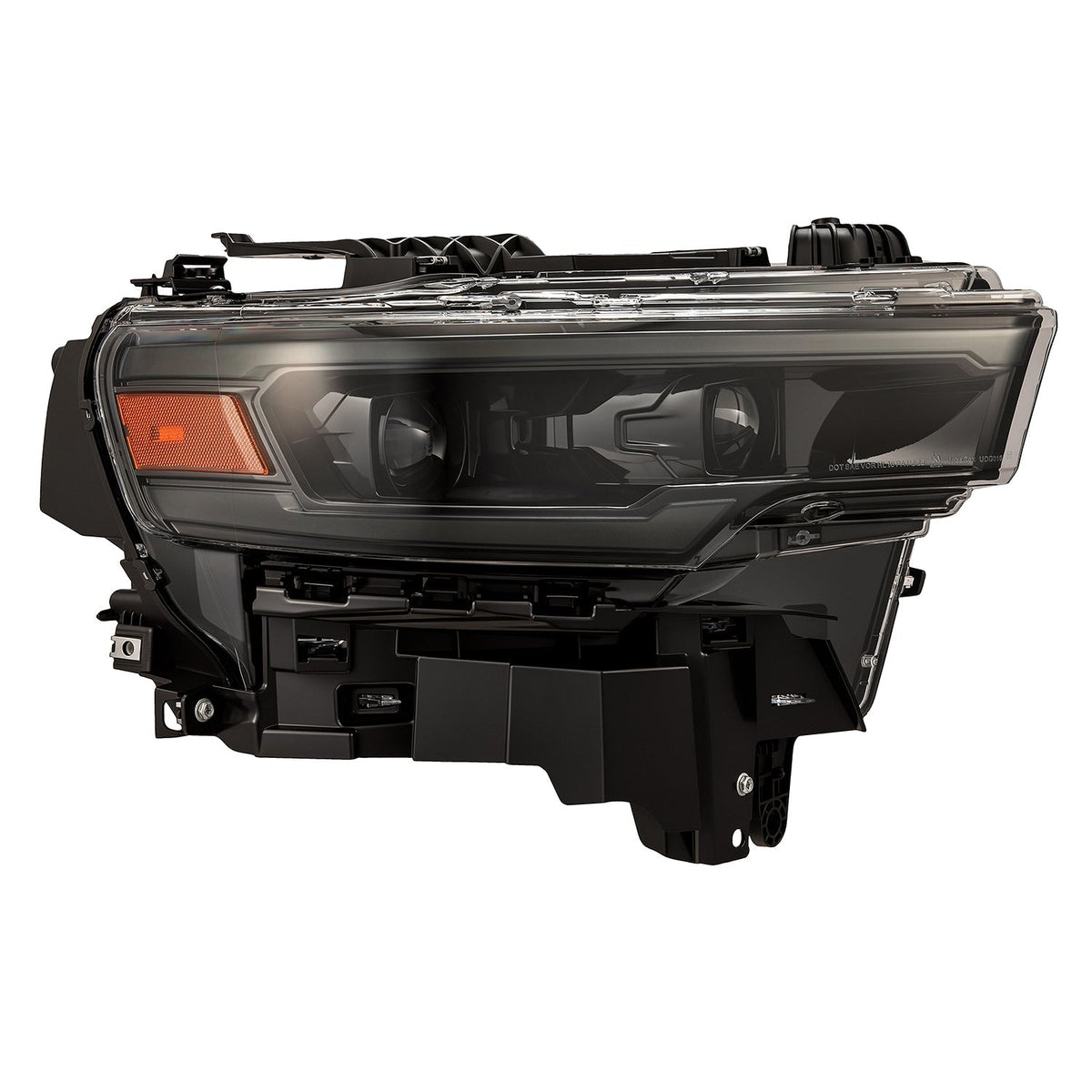 AlphaRex 880906 LUXX Dual LED Projector Headlights Alpha-Black Ram 25-26
