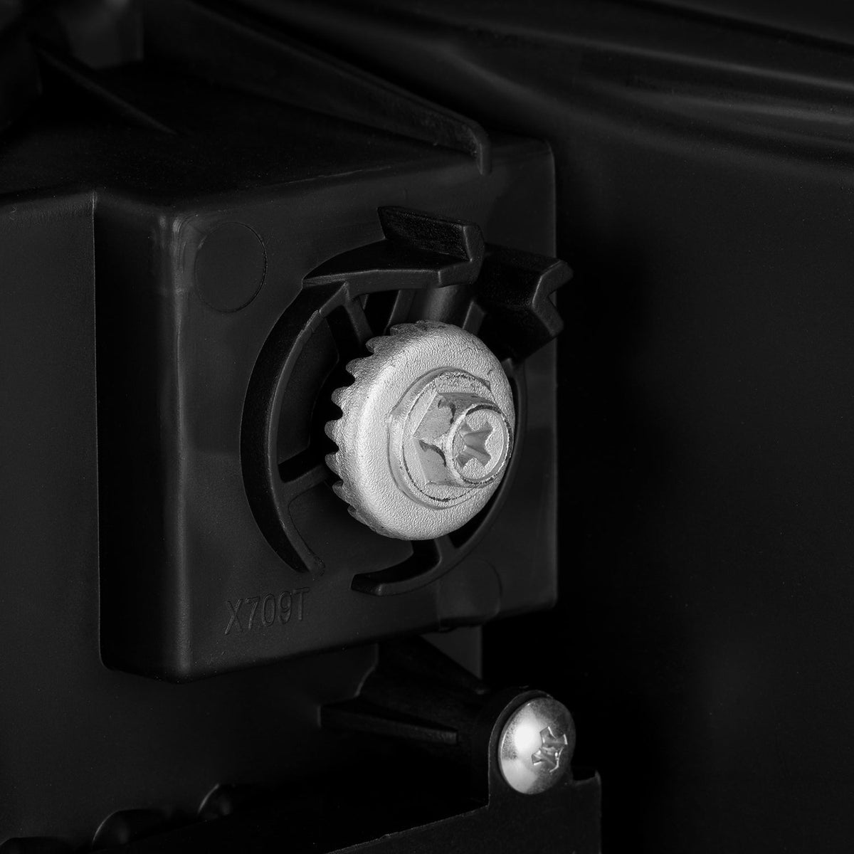 AlphaRex 880906 LUXX Dual LED Projector Headlights Alpha-Black Ram 25-26