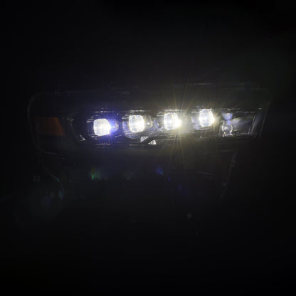 AlphaRex 880890 NOVA Quad LED Headlights Alpha-Black for 25-26 Ram 1500
