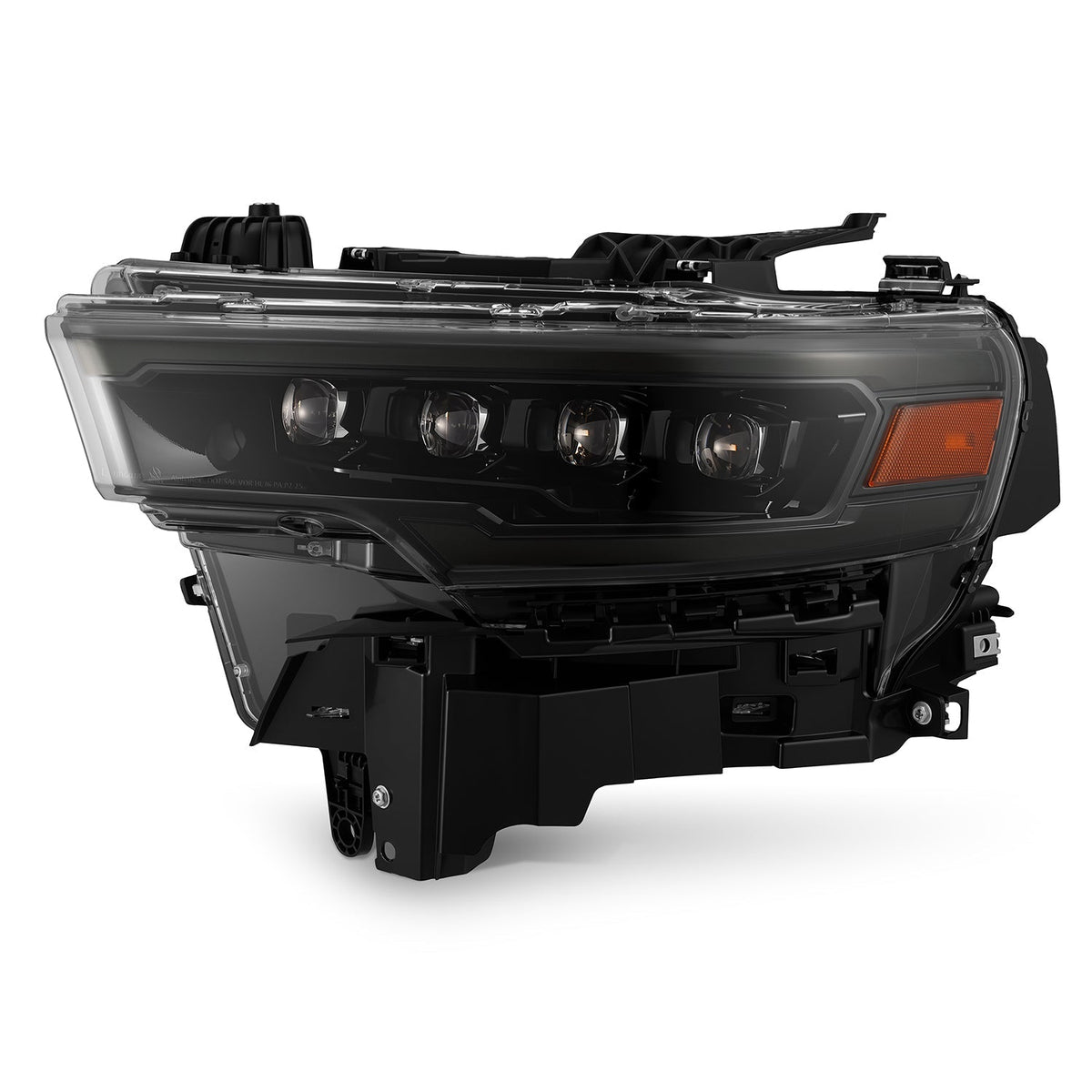 AlphaRex 880890 NOVA Quad LED Headlights Alpha-Black for 25-26 Ram 1500