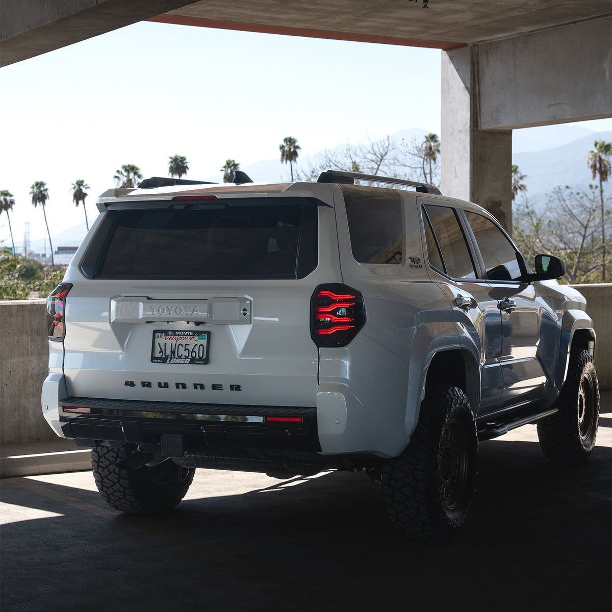 AlphaRex 2025+ Toyota 4Runner Luxx Series LED Tail Lights - Black/Smoke