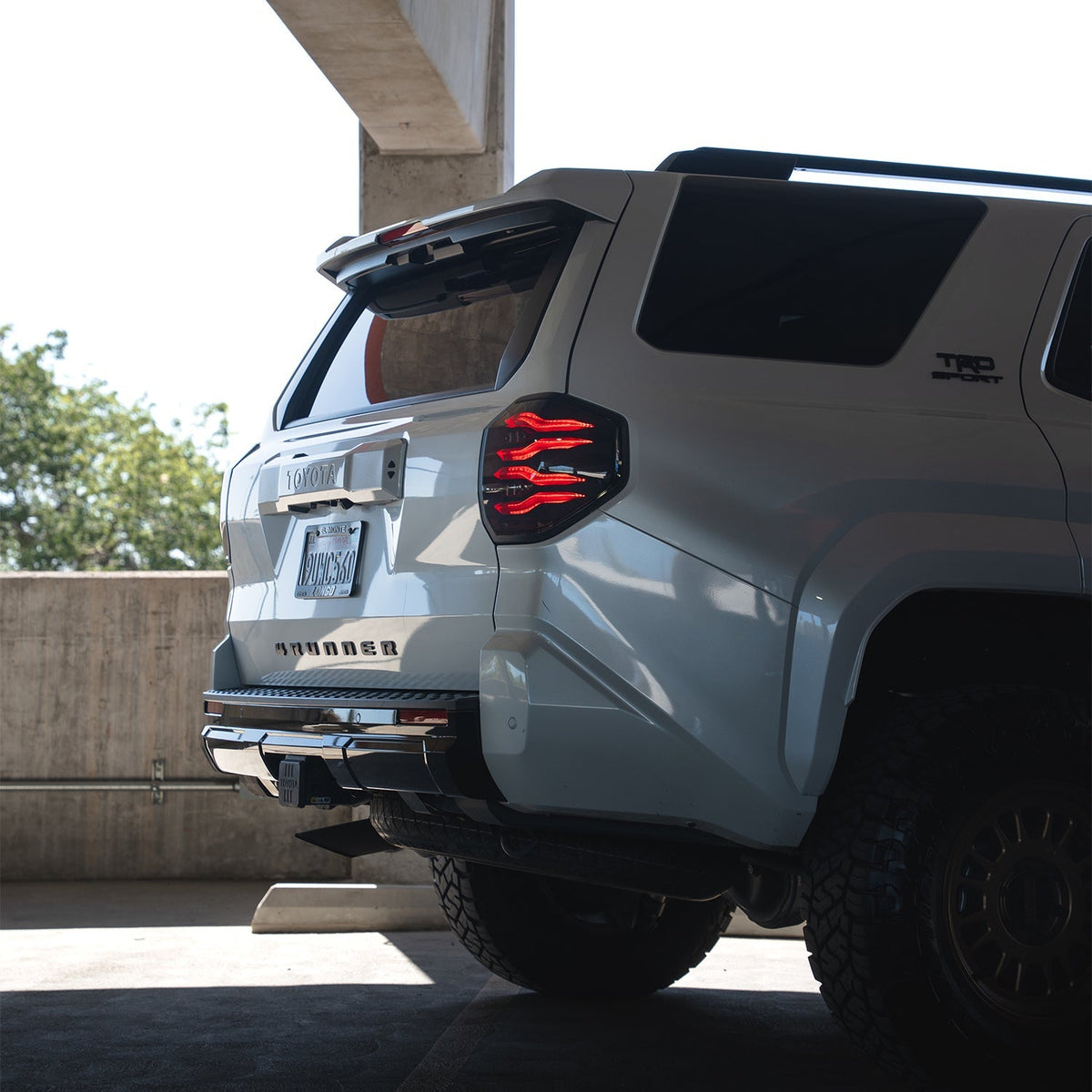 AlphaRex 2025+ Toyota 4Runner Luxx Series LED Tail Lights - Black/Smoke