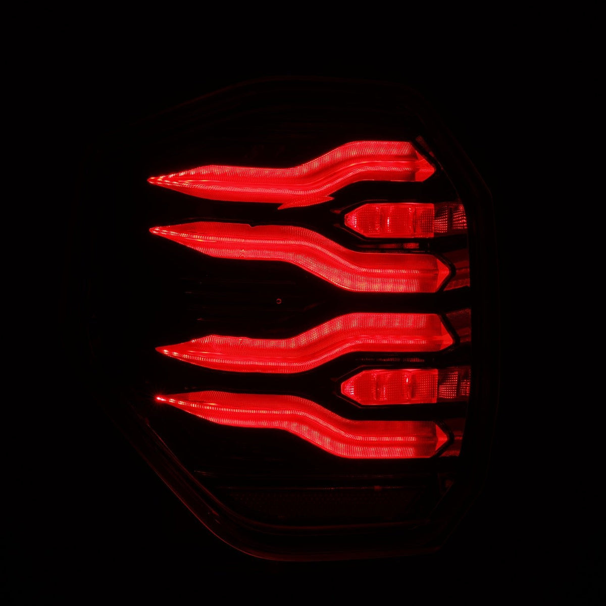AlphaRex 2025+ Toyota 4Runner Luxx Series LED Tail Lights - Black/Smoke