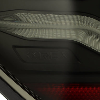 AlphaRex 2025+ Toyota 4Runner Luxx Series LED Tail Lights - Black/Smoke