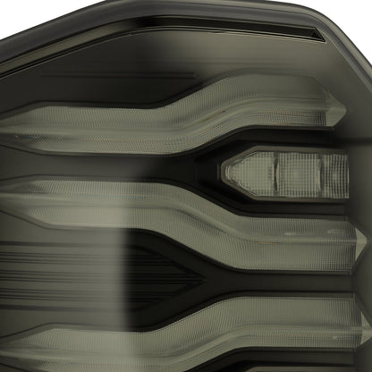 AlphaRex 2025+ Toyota 4Runner Luxx Series LED Tail Lights - Black/Smoke