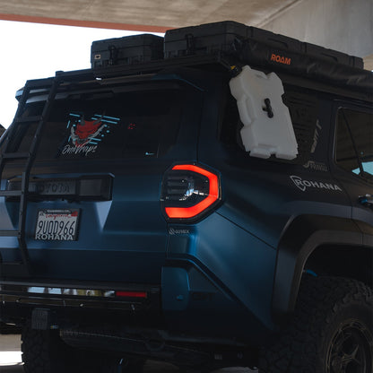 AlphaRex 24+ Toyota 4Runner Nova Series LED Tail Lights - Black/Smoke