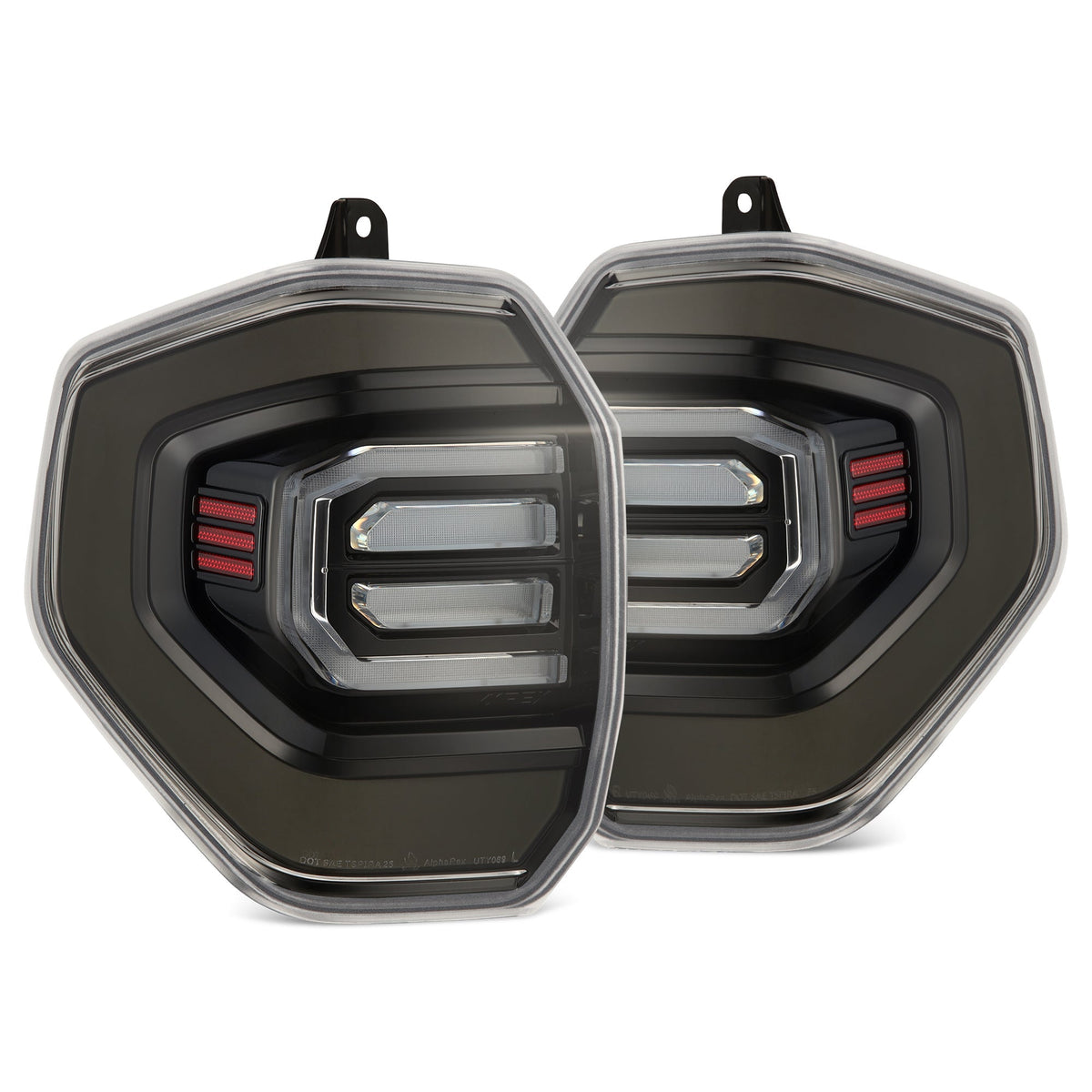 AlphaRex 24+ Toyota 4Runner Nova Series LED Tail Lights - Black/Clear