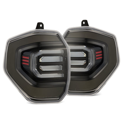 AlphaRex 24+ Toyota 4Runner Nova Series LED Tail Lights - Black/Clear