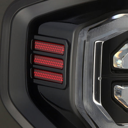 AlphaRex 24+ Toyota 4Runner Nova Series LED Tail Lights - Black/Clear