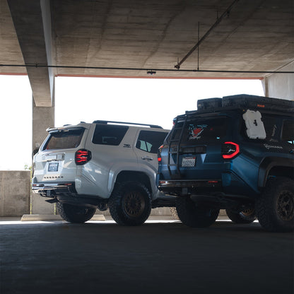 AlphaRex 2025+ Toyota 4Runner Luxx Series LED Tail Lights - Black/Smoke