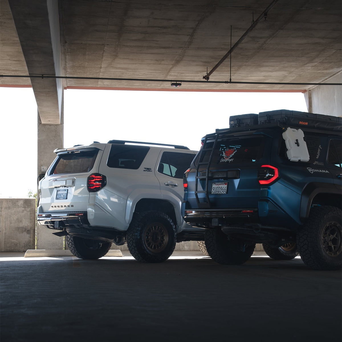 AlphaRex 24+ Toyota 4Runner Nova Series LED Tail Lights - Black/Clear