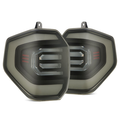 AlphaRex 24+ Toyota 4Runner Nova Series LED Tail Lights - Black/Smoke