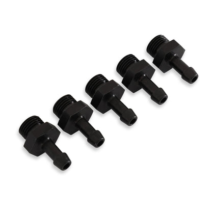 AEM EV AEM Adjustable Fuel Pressure Regulator Barb Fitting -6 (9/16"-18) to 7mm - 5 PK - 25-393