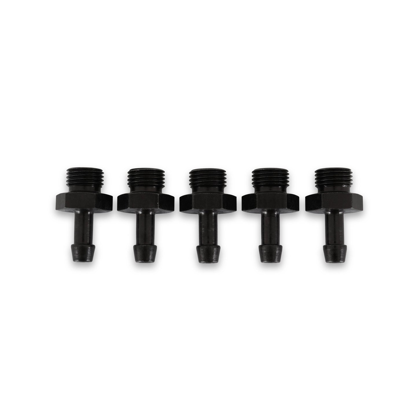 AEM EV AEM Adjustable Fuel Pressure Regulator Barb Fitting -6 (9/16"-18) to 7mm - 5 PK - 25-393