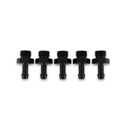 AEM EV AEM Adjustable Fuel Pressure Regulator Barb Fitting -6 (9/16"-18) to 7mm - 5 PK - 25-393