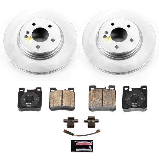 PowerStop Rear Z23 Coated Brake Kit | Mercedes-Benz SLK55 AMG (07-10) (CRK9107)