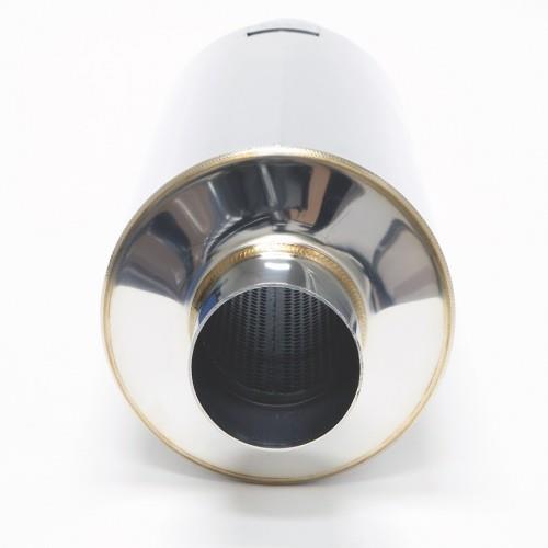 BLOX Racing N1 Muffler with Angled Tip (BXEX-00100)