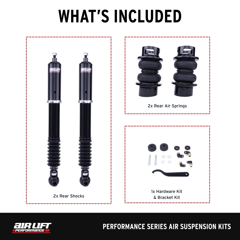 Air Lift 76521 Rear Air Suspension Kit For BMW F22/F30/F31/F32/F33/F36