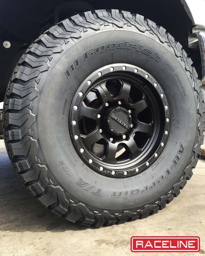 Raceline 929 Avenger Satin Black | 17x9" -12mm | 6x139.7mm Wheel
