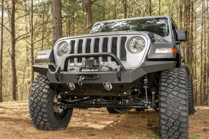 Rugged Ridge 11540.31 HD Full-Width Front Bumper for 2007-2025 Jeep Wrangler JK