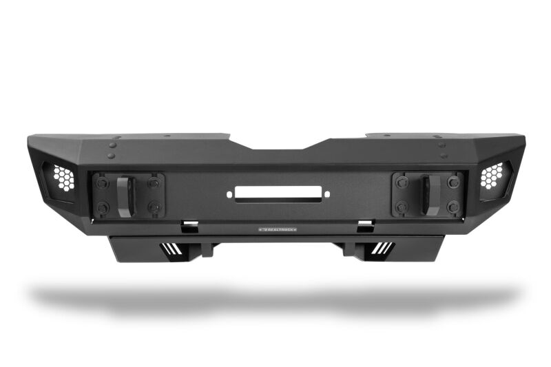 Go Rhino 18-26 Jeep Wrangler JL/JLU (Excl. LED Fog Lights) Trailline Front Stubby Bumper - Tex. Blk