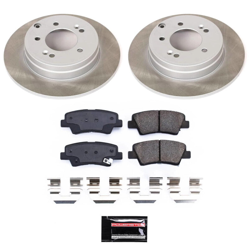 PowerStop 09-10 Hyundai Sonata Rear Semi-Coated Rotor Kit (SC9060)