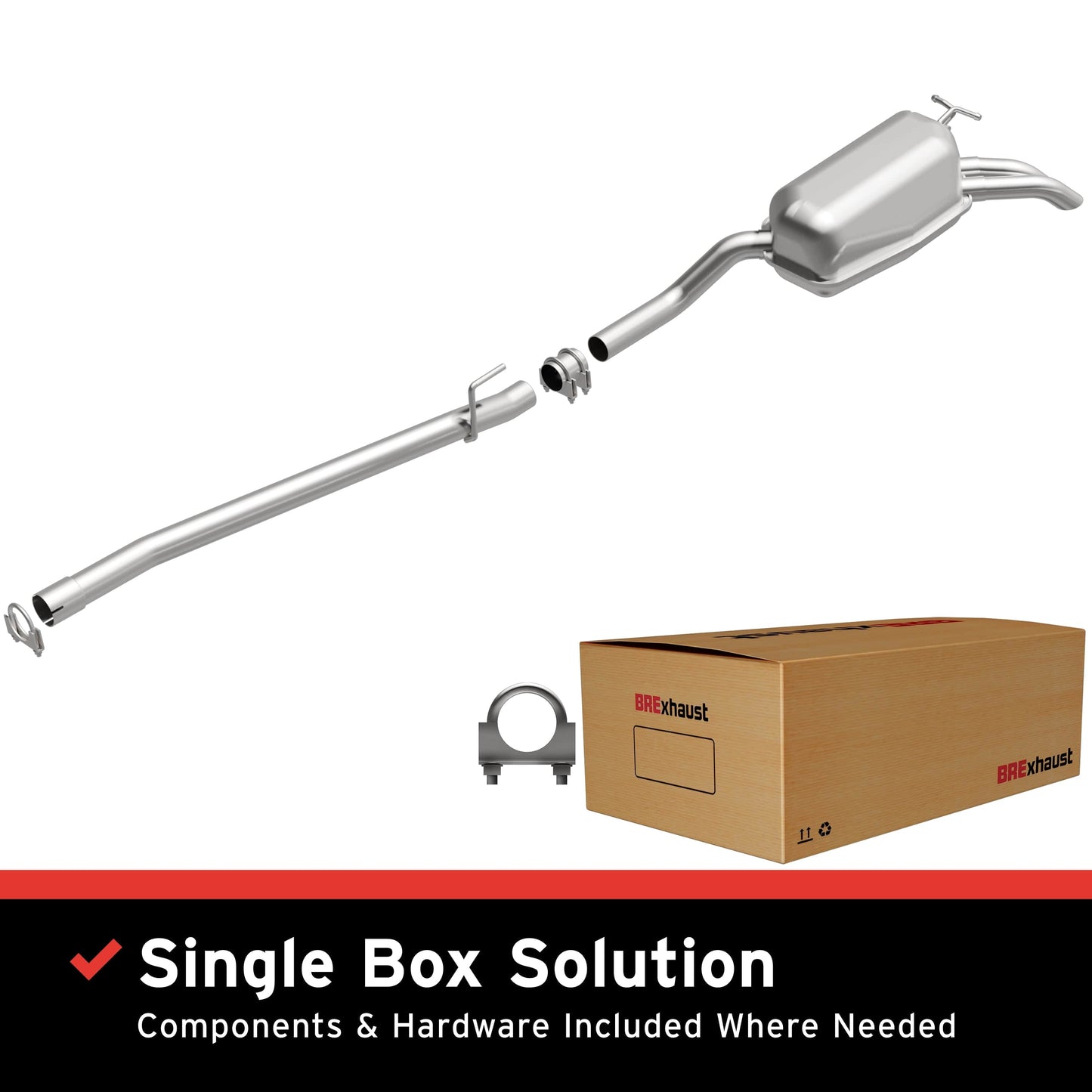 BRExhaust 1998-1999 Mercedes-Benz E300 3.0L Direct-Fit Replacement Exhaust System