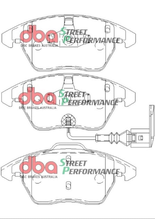 DBA SP Performance Front Brake Pads | Volkswagen GTI (06-13) MkV/MkVI (DB1849SP)
