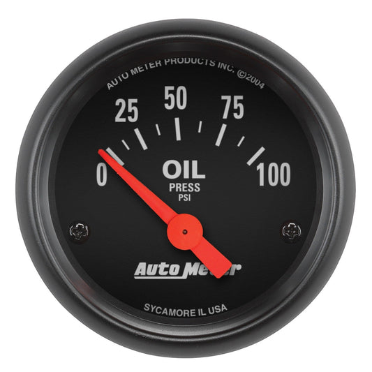 AutoMeter Z-Series 52mm 0-100PSI Oil Pressure Gauge (2634)