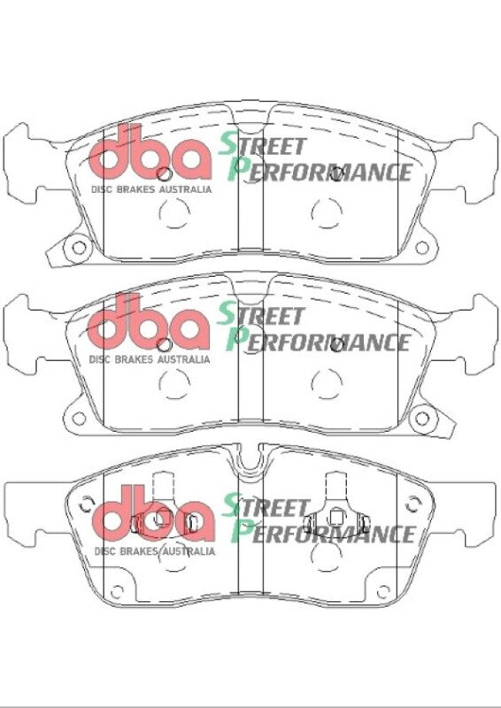 DBA SP Performance Front Brake Pads (330mm Front Rotor) | Dodge Durango (11-20) (DB2216SP)