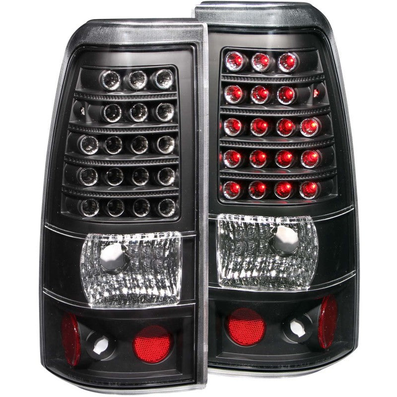 ANZO LED Black Taillights Pair | Chevrolet Silverado 1500 (99-07) (311012)
