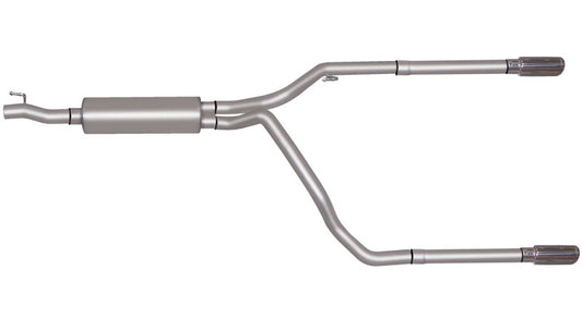 Gibson 2.5in Dual Split Exhaust | Dodge Ram 1500 SLT (04-05) (66524)