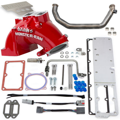 Banks Power 42806-R Monster-Ram Intake System w/Fuel Line Red For Ram 07.5-12