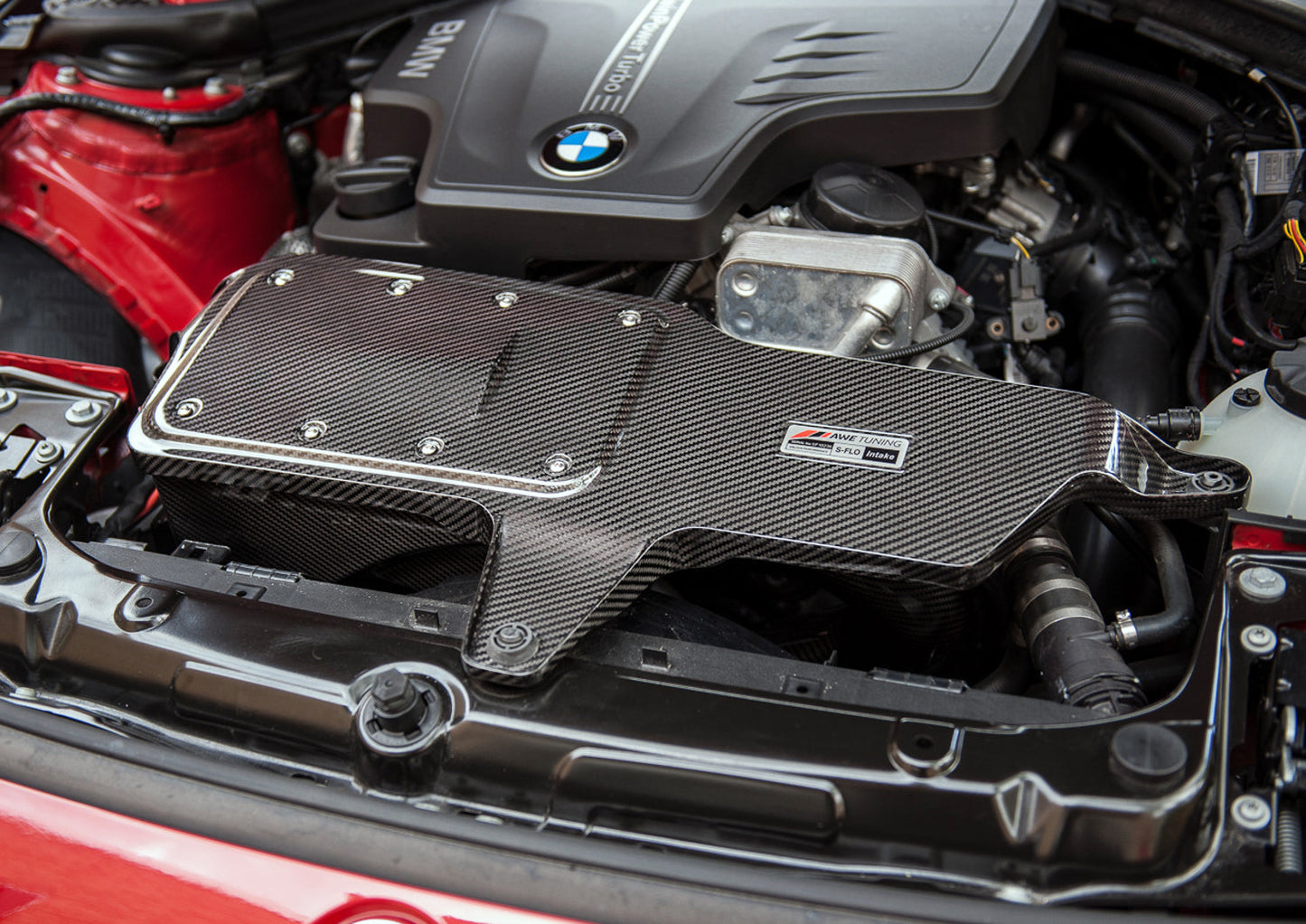 AWE Tuning S-FLO Carbon Intake for BMW 228i/320i/328i/428i (2660-13034)