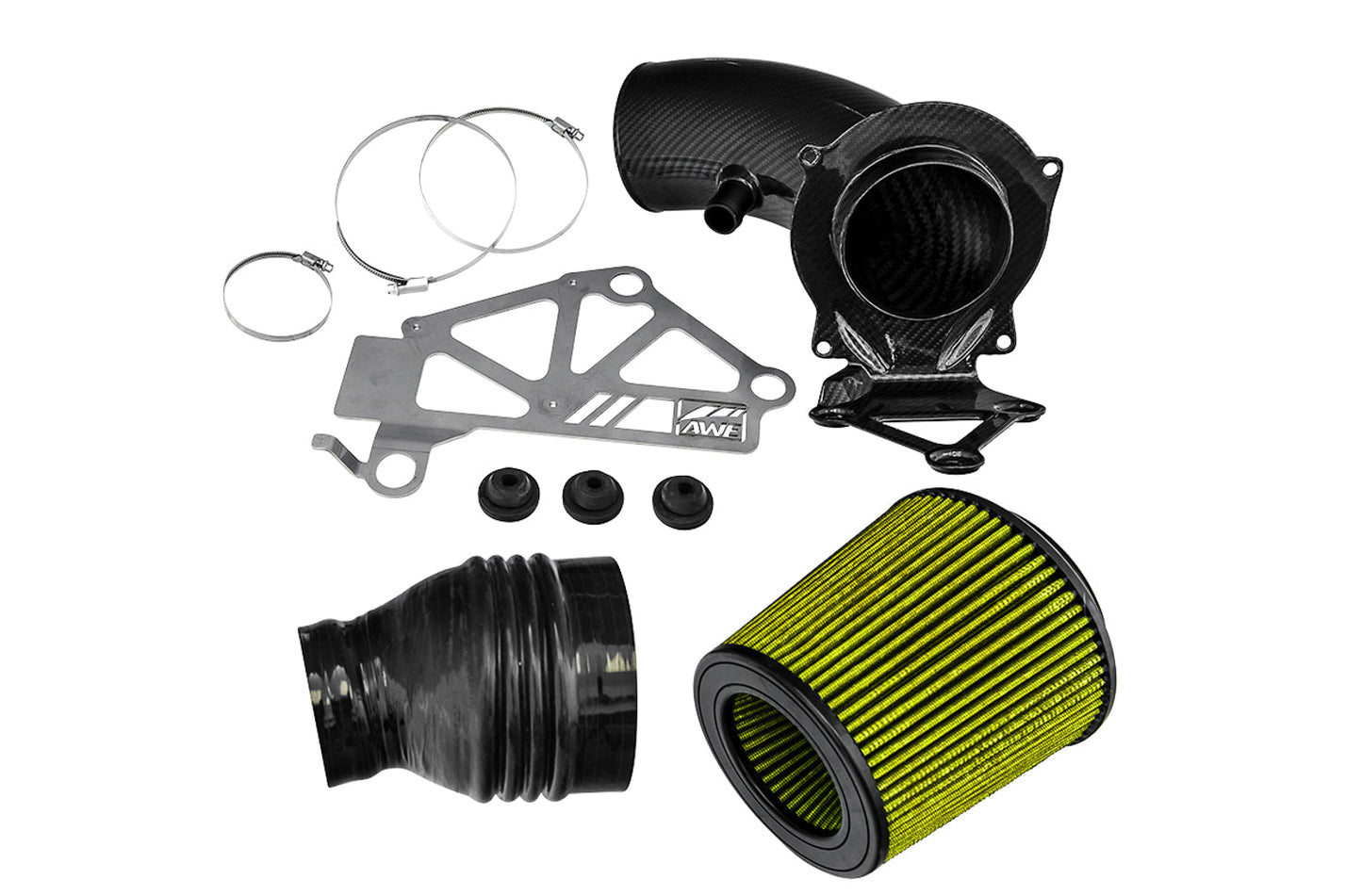 AWE Tuning 4.5" S-FLO Shortie Carbon Intake for Audi 8V / Mk3 2.5T (2660-15046)