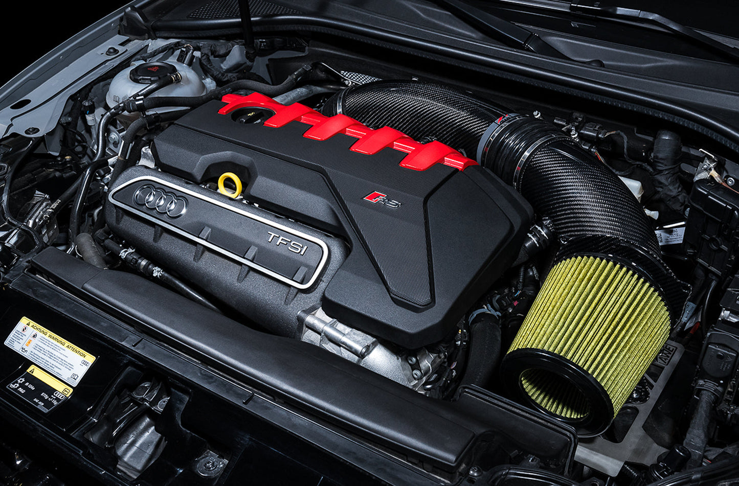 AWE Tuning 4.5" S-FLO Open Carbon Intake System for Audi 8V / Mk3 2.5T (2660-15048)