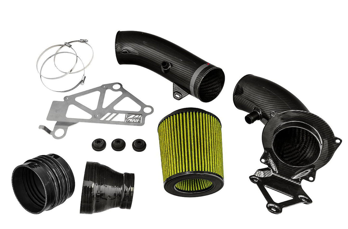 AWE Tuning 4.5" S-FLO Open Carbon Intake System for Audi 8V / Mk3 2.5T (2660-15048)