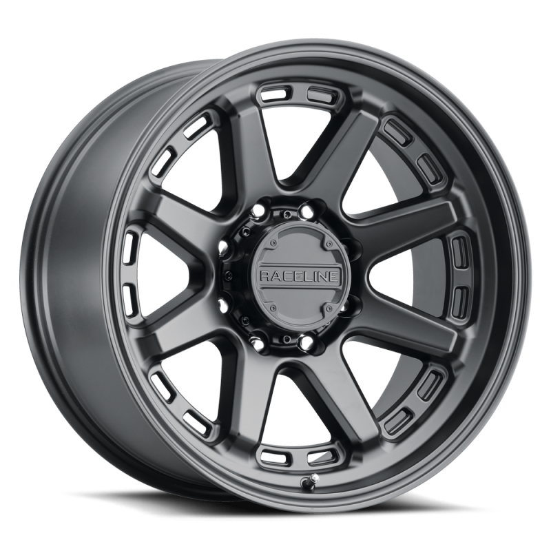 (set of 4) Raceline 947 Scout Satin Black | 18x9" +18mm | 6x139.7mm Wheel