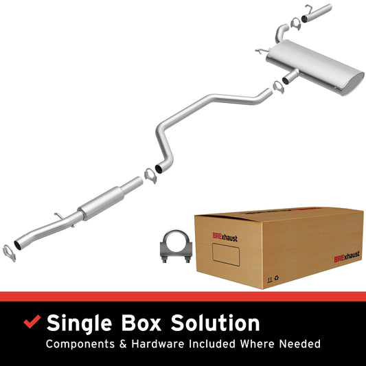 BRExhaust Direct-Fit Replacement Exhaust System 106-0112