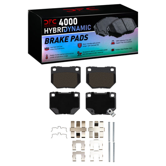 DFC 06-07 Subaru Impreza HybriDynamic D&S Brake Pads & Hardware | Rear (4000-0461-11)