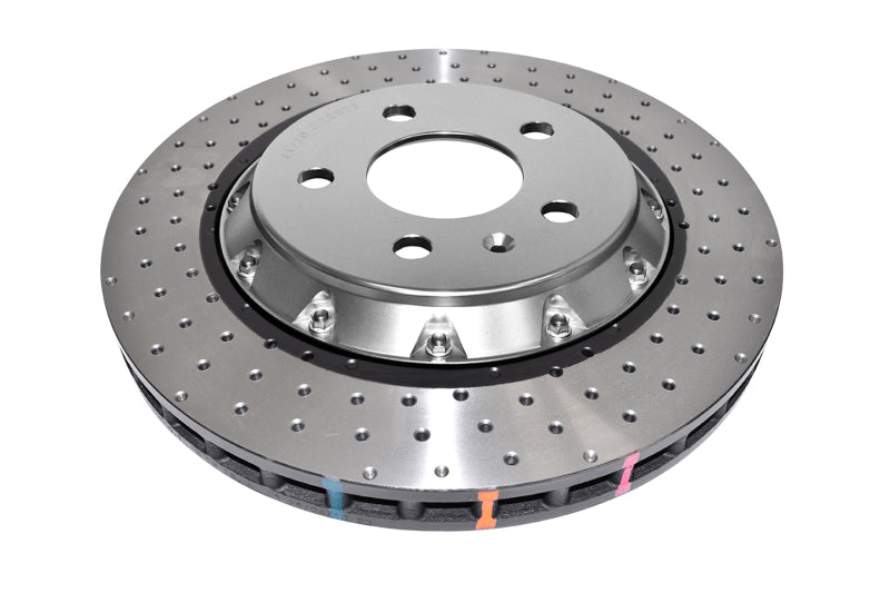 DBA 5000 Series Drilled Front Brake Rotor | Audi RS-3 (15+) (DBA52844SLVXD)