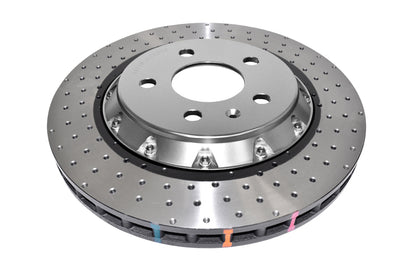 DBA 5000 Series Drilled Front Brake Rotor | Audi RS-3 (15+) (DBA52844SLVXD)