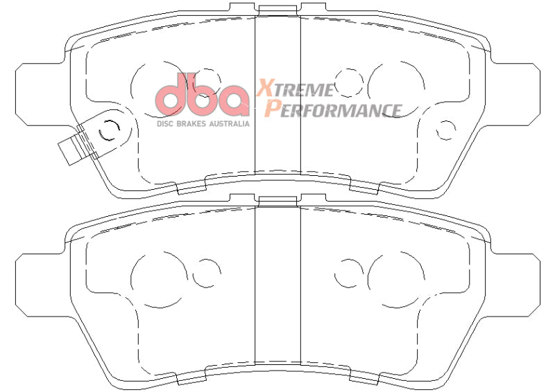 DBA XP Performance Rear Brake Pads | Nissan Pathfinder (04-12) 4.0L (DB1919XP)